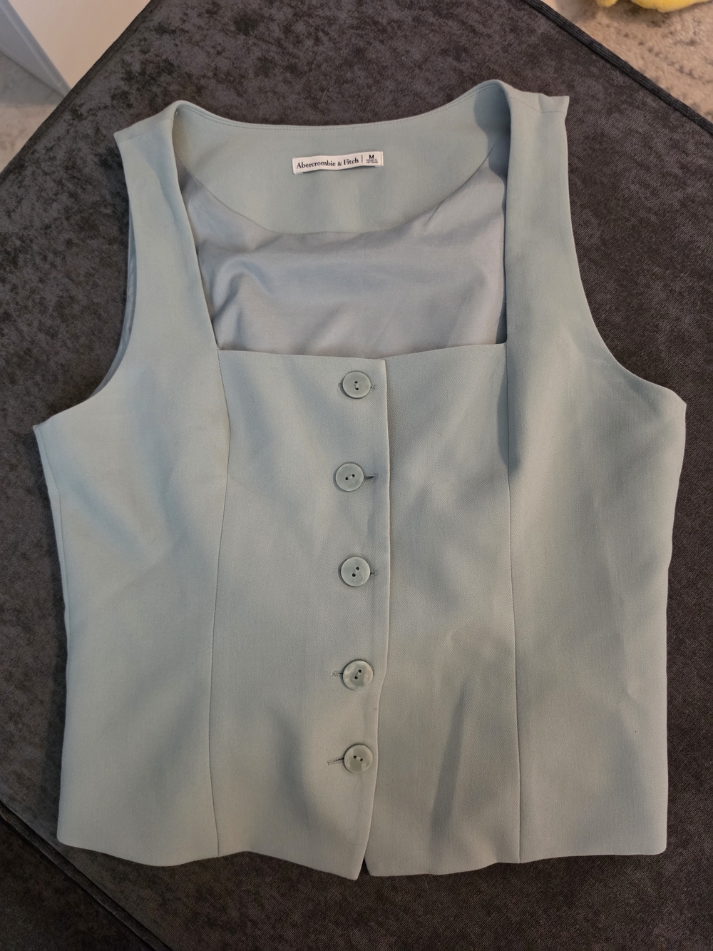 Abercrombie & Fitch Mint Button Front Tank Top Or Vest